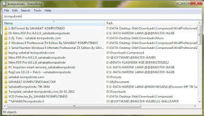 Everything 1.2.1.371 Software Pencari File Folder di Komputer