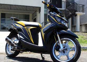 Foto Modifikasi Yamaha Mio GT 125cc Simple Acre