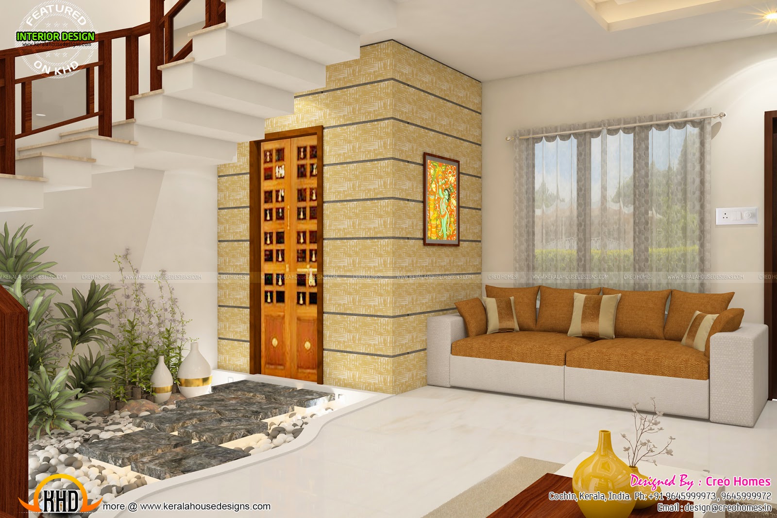 Total home  interior  solutions by Creo Homes Kerala  home  