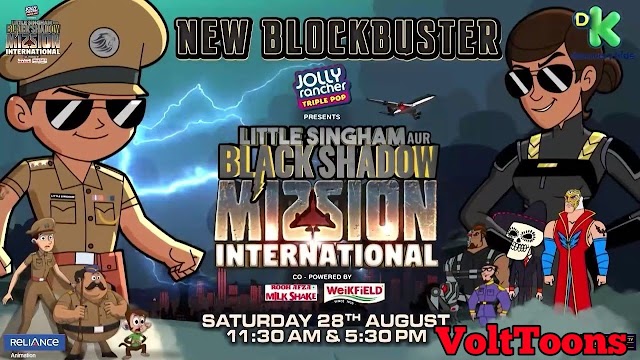 Little Singham Aur Black Shadow Mission International [2021] Hindi Dubbed