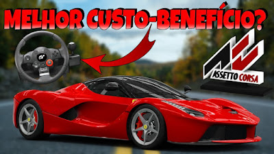 Teste Volante Logitech Driving Force GT  Assetto Corsa