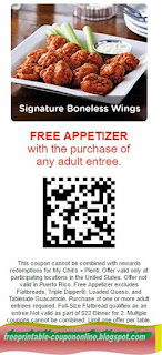 Free Printable Chili's Coupons