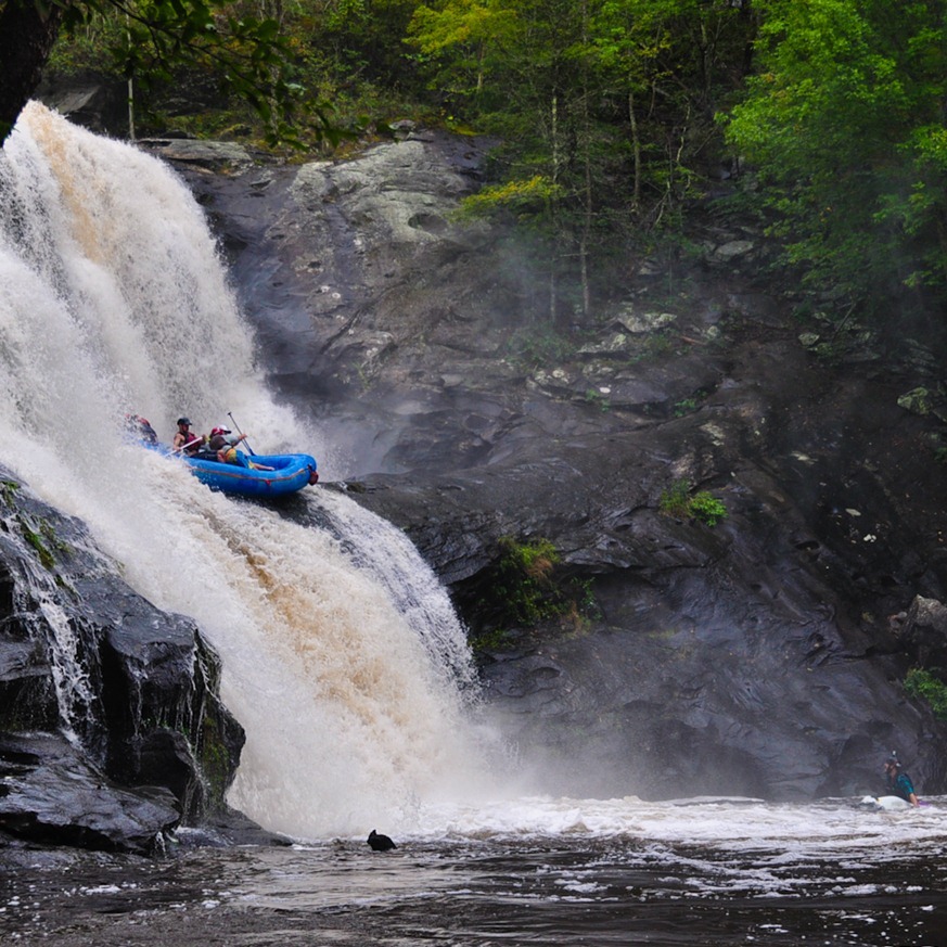 raft bald river falls