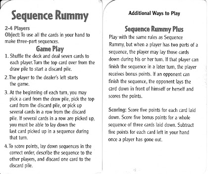 sequence rummy