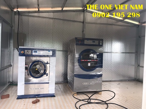 Lắp đặt máy giặt công nghiệp cho tiệm giặt dân sinh tại Hà Nam