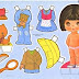 Muñecas recortables para vestir