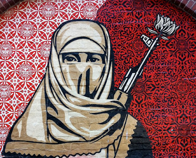 Muslim Woman Boston Street Art