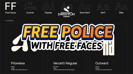 Stylish Police for Free with: Free Faces