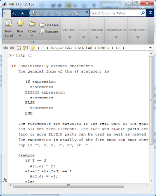 MATLAB Help Window