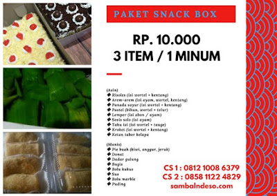 harga snack box murah daerah Ciputat