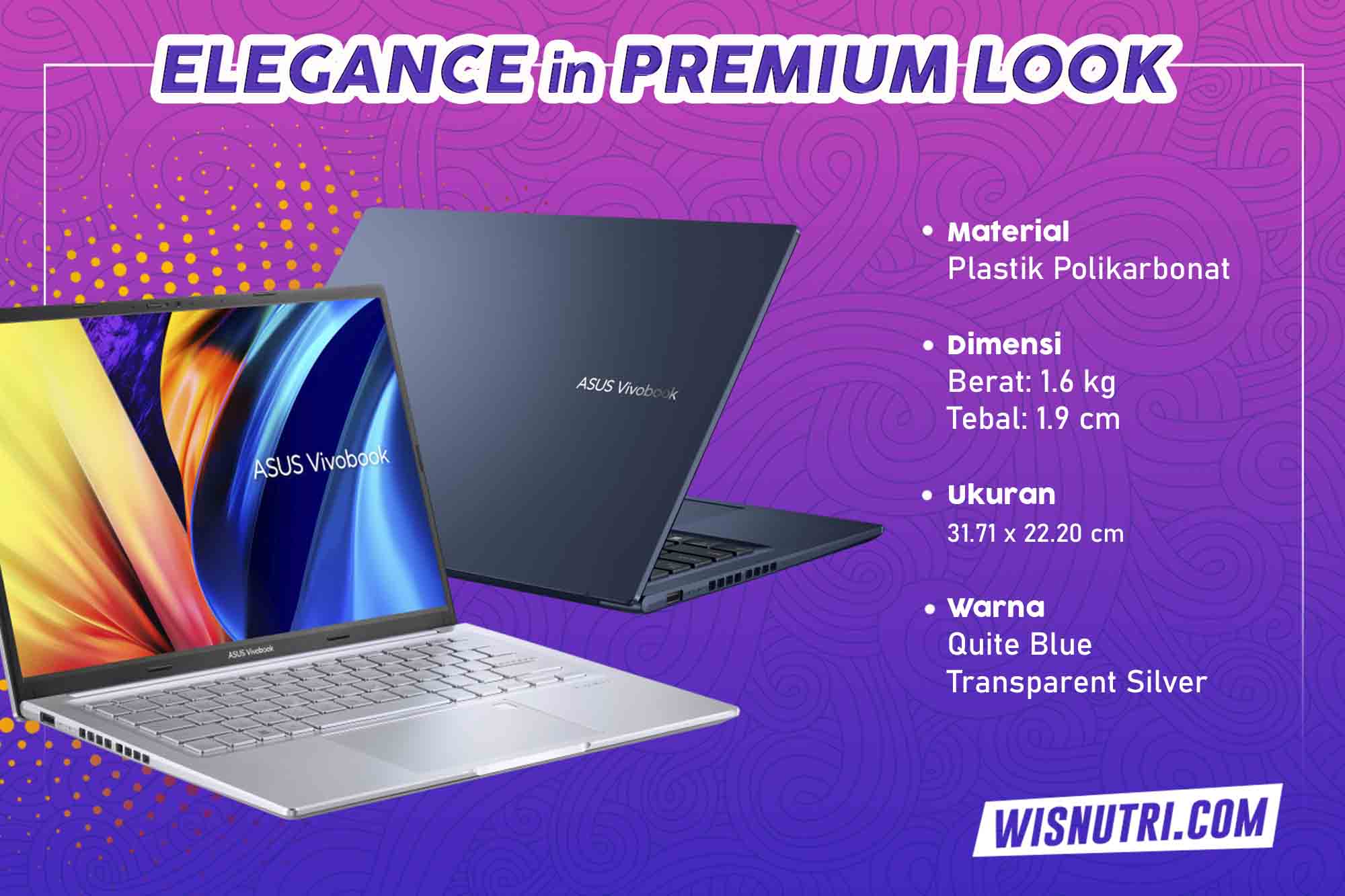 Spesifikasi ASUS Vivobook 14X OLED (M1403) Indonesia