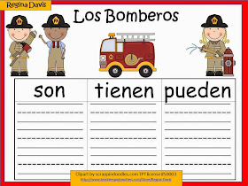 http://www.teacherspayteachers.com/Product/A-Los-Bomberos-Spanish-Graphic-Organizers-357644