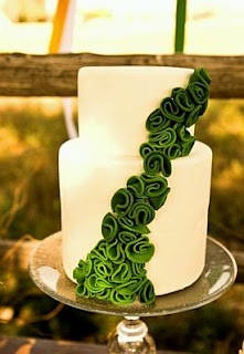 Tortas de Boda Verdes, parte 1