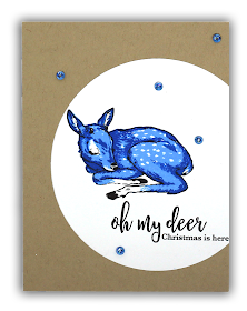Blue Fawn card by Understand Blue