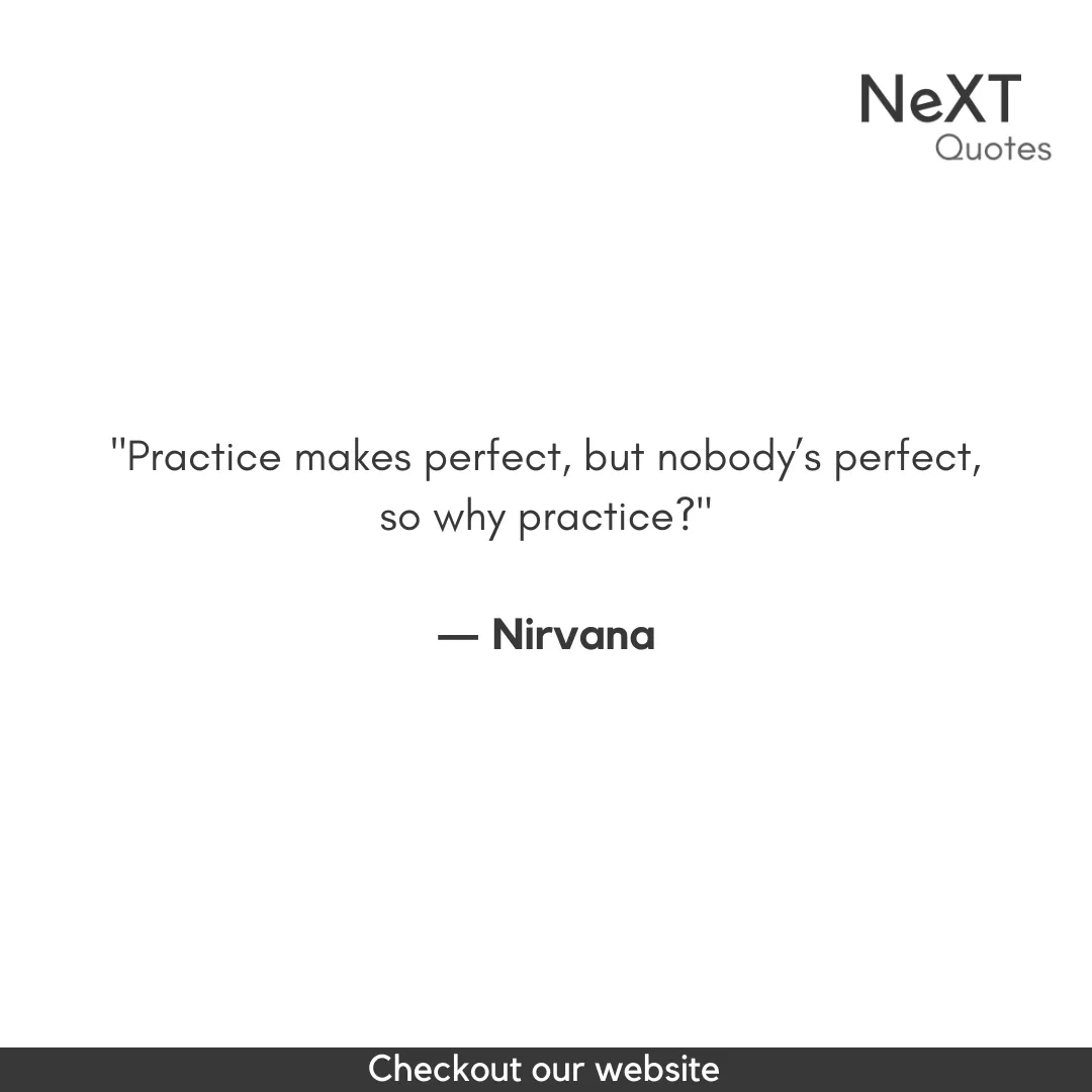 Nirvana Quotes
