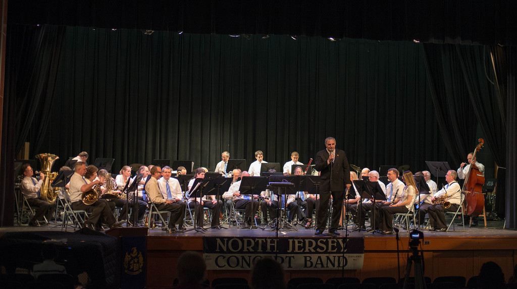 North Jersey Concert Band on stage