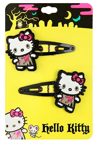 Hello Kitty Zombie Necklace. Hello Kitty Zombie snap clips