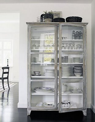 Glass-fronted cabinet