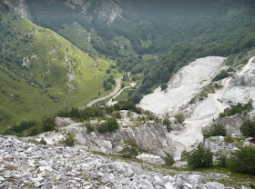 Le cave di marmo della Val Serenaia