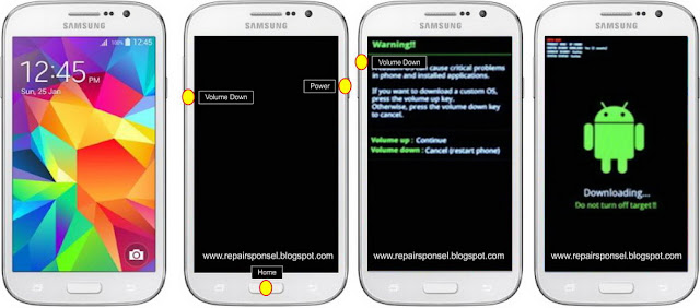 Download mode Samsung Galaxy Grand Neo Plus I9060i