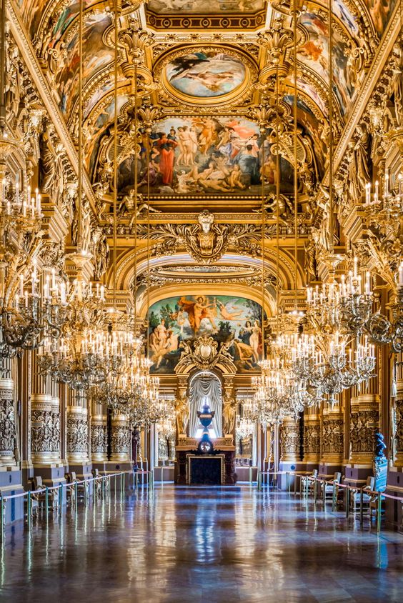 Performance Persistence - The gorgeous grand foyer of the Paris Opera House