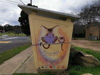 Glenbrook Painted Bus Shelter by Jayne Shephard