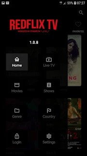 تحميل تطبيق RedFlix TV 1.0.8.apk مشاهدة الأفلام والبرامج التلفزيونية على الانترنت مجانا. 