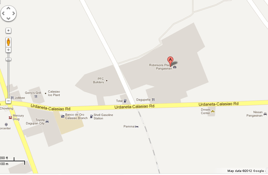 Robinsons Place Pangasinan Map