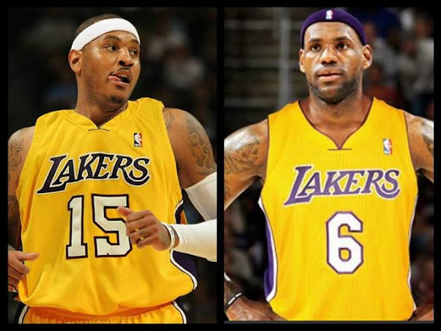 LOS LAKERS QUIEREN A CARMELO ANTHONY Y LEBRON JAMES