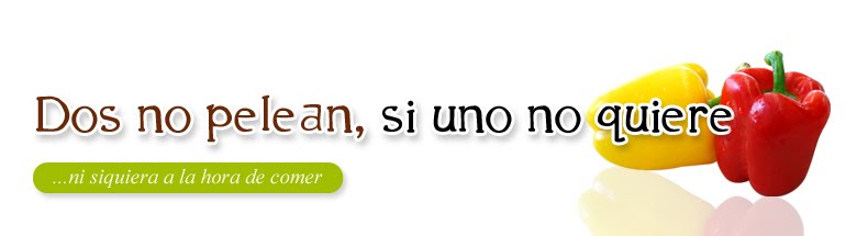 DOS NO PELEAN, SI UNO NO QUIERE