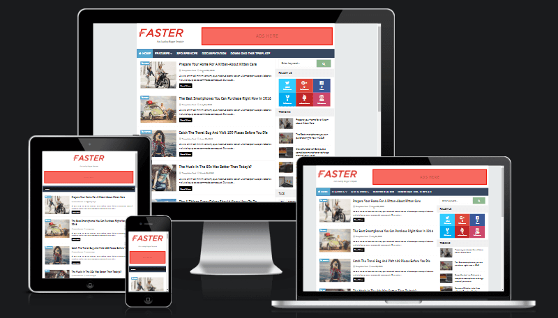 Faster Blogger Template