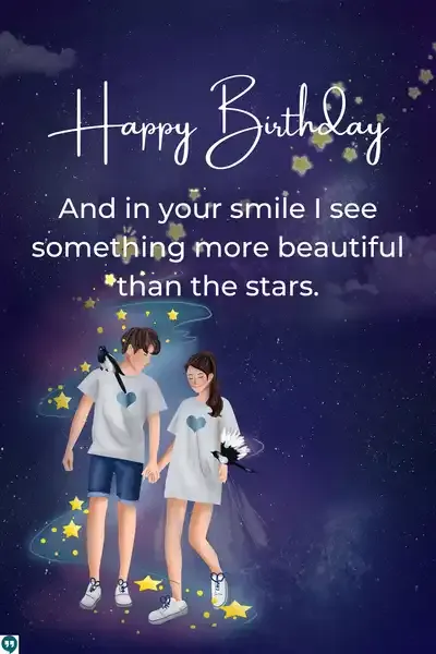 romantic birthday wishes for girlfriend with love images