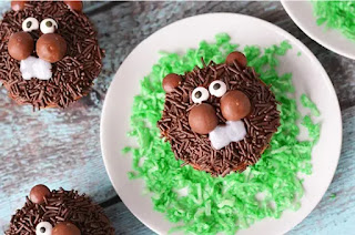 Groundhog Day Cupcakes