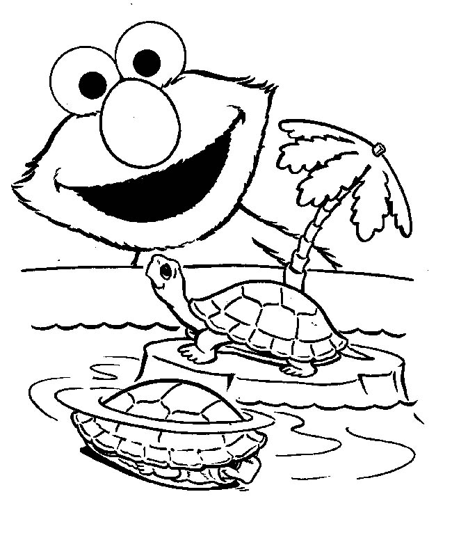 Turtle Coloring Sheet title=