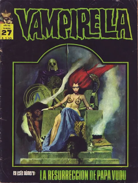 Revista - Vampirella año 3 n 27 Edición argentina Editorial Mazzone (1972)