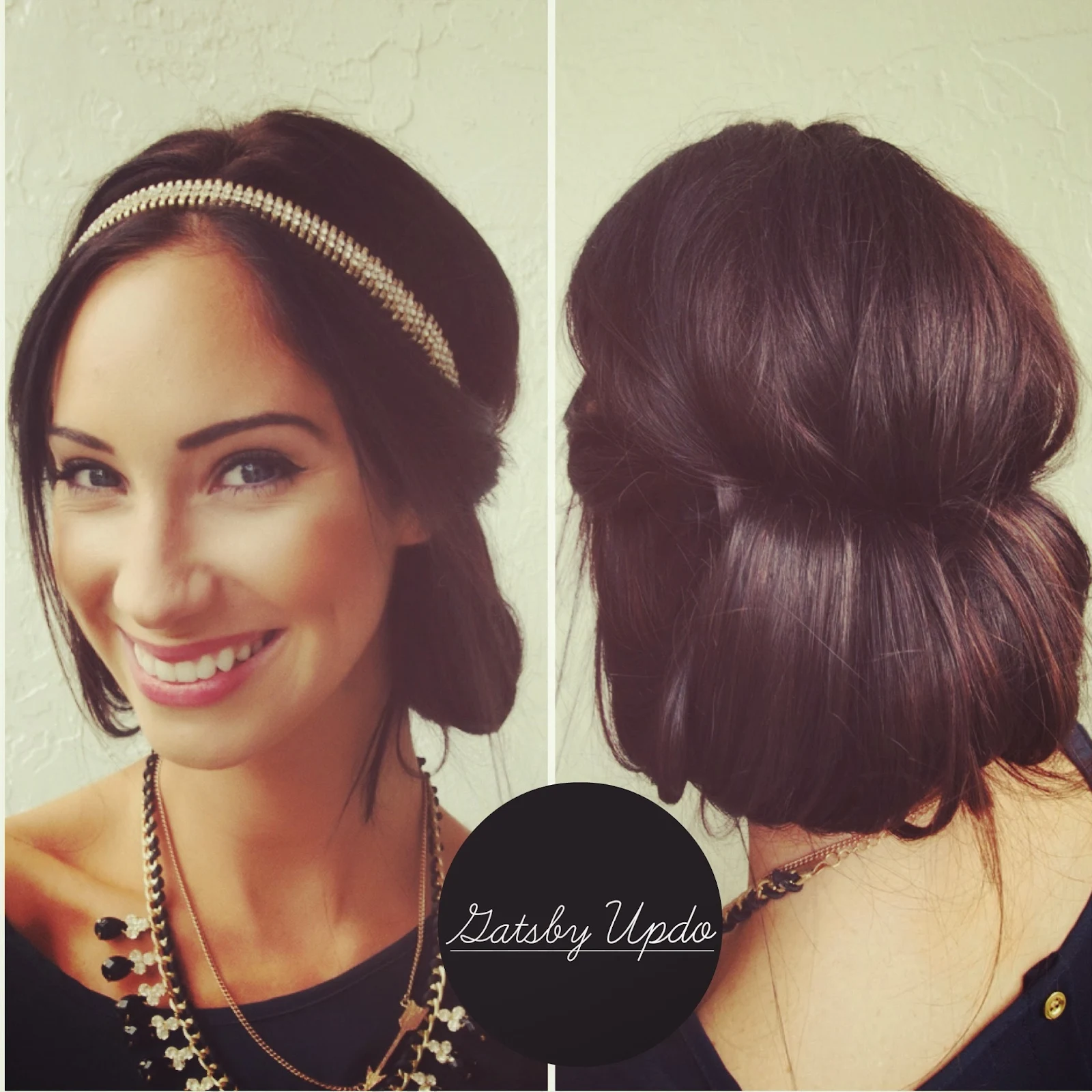 A Lifetime Of Rain Hair Tutorial Gatsby Updo