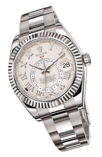 Montre Rolex Oyster Perpetual Sky-Dweller Or Gris référence 326939