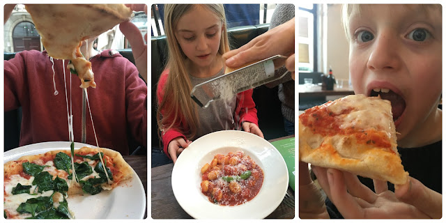 pizza and gnocchi at Spaghetti House, food blogger review