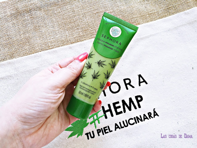 hemp sephora cáñamo cbd cannabis beauty belleza Hemp Mousse Mask Sephora Collection