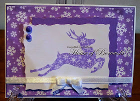 Diecut Divas, Bugaboo Snowflake Reindeer Silhouette 