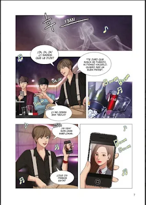 Jugyeong y Suho en el segundo volumen de True Beauty, manhwa de Norma Editorial.