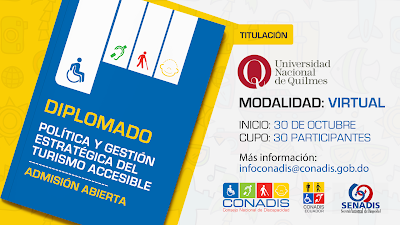 Diplomado CONADIS Política Y Gestión Estratégica del Turismo Accesible