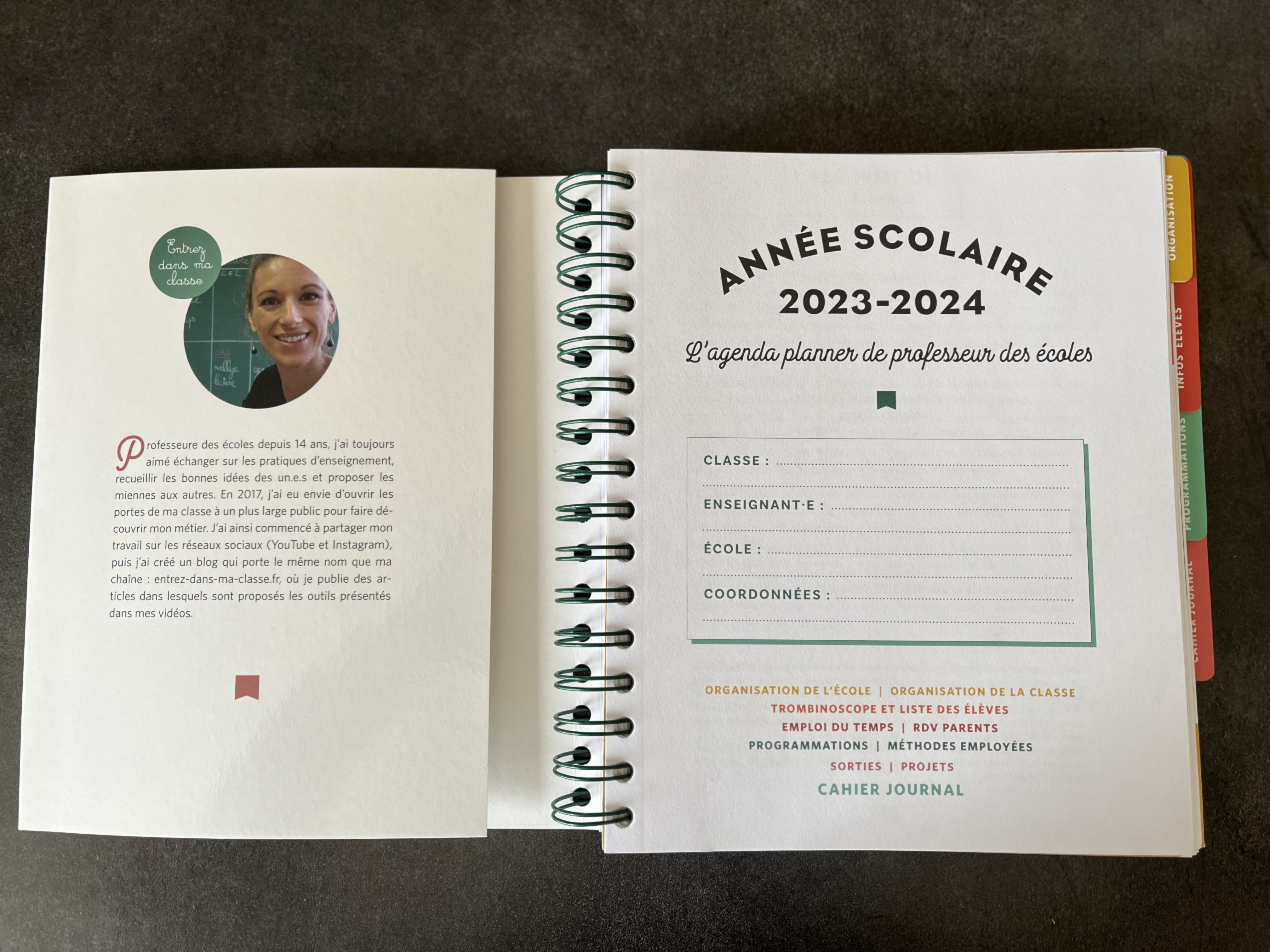 Mes agenda & planner de prof d'école 2023-2024 – Le blog de