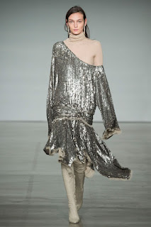 new york fashion week metallics