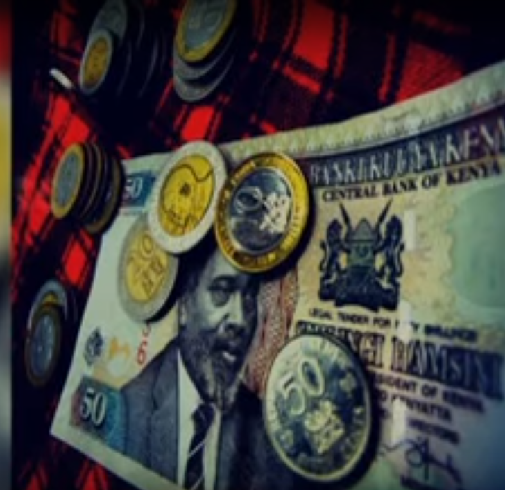 Kenyan note and shilling