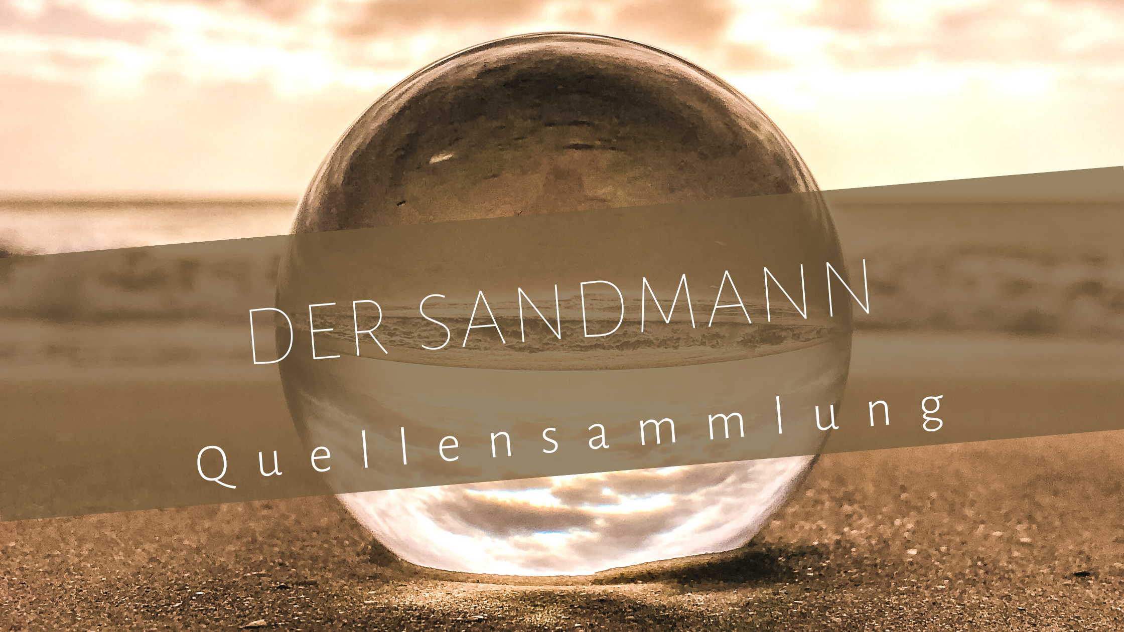 Der Sandmann Hoffmann Quellensammlung Einstieg