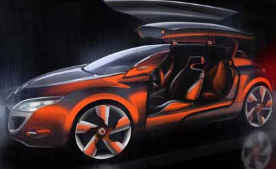 Modern Renault Megane Coupe Concept