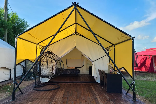 懶人露營推薦: 流浮山白泥glamping, 有冷氣