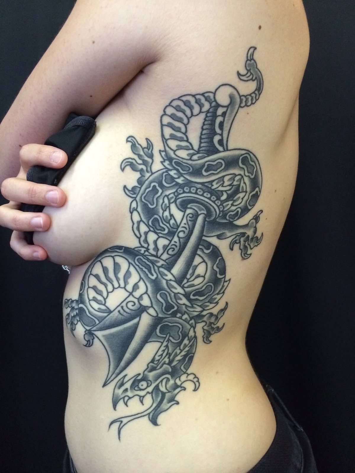 Side Arm Girl Tattoo Cool And Awesome