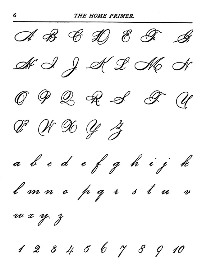  cursive letter fonts 